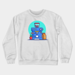 Coffee Machine Pod With Mug, Coffee Pack And Cactus Crewneck Sweatshirt